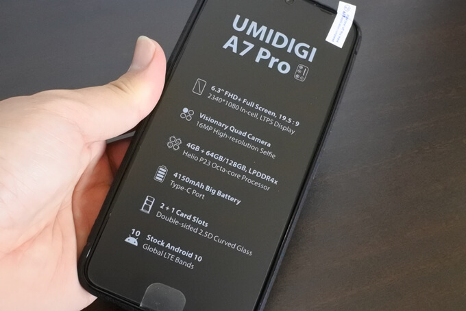 開封レビュー】UMIDIGI A7 Proは1万円台のベストスマホ!?【ゲームやら 